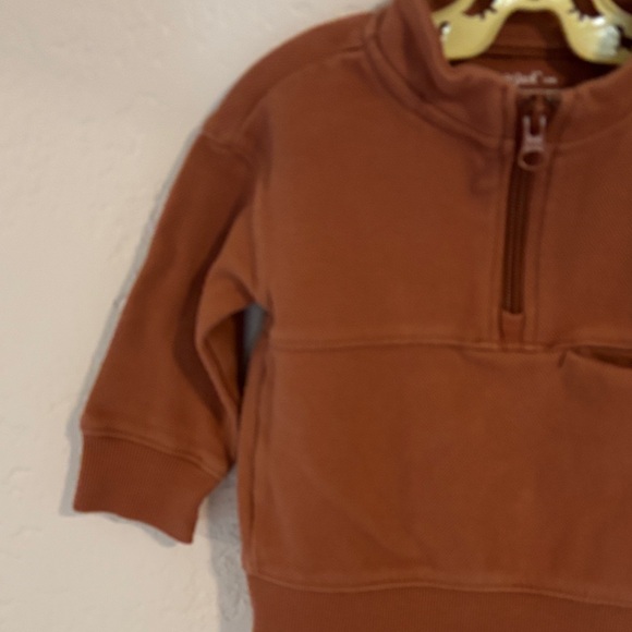 Cat & Jack Quarter Zip Sweater (12 Months) - Picture 8 of 9
